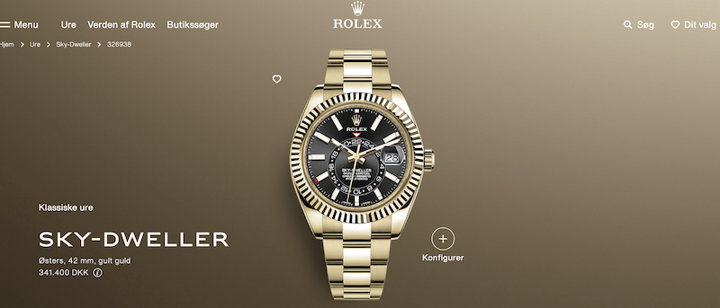 Rolex Oyster Perpetual Sky-Dweller ure