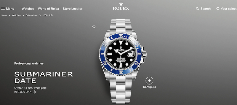 koster et Priser på udvalgte Rolex-ure gode råd! |