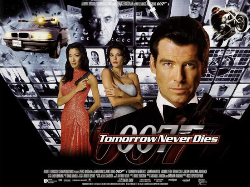 I "Tomorrow never dies" bærer James Bond et Omega 